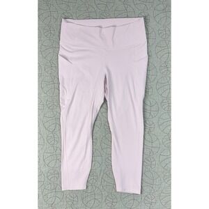 Fabletics Oasis PureLuxe High-Waisted 7/8 Legging Blush Pink / Women’s 1X